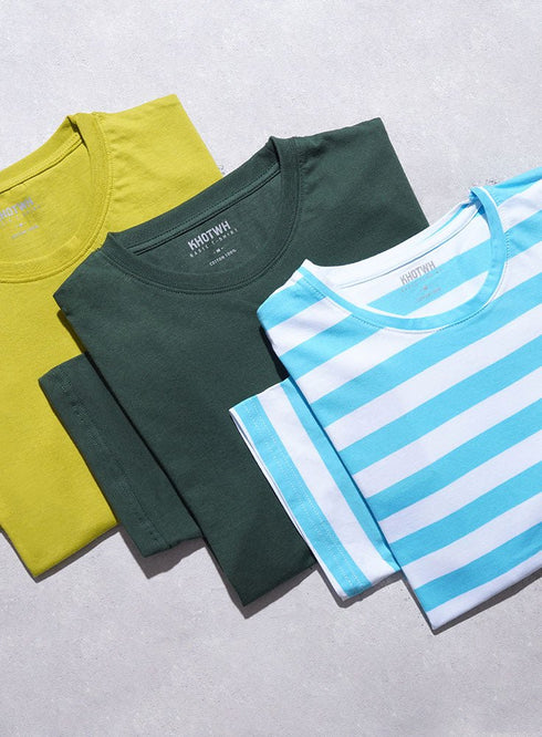 Kiwi Regular Round T-shirt - Khotwh